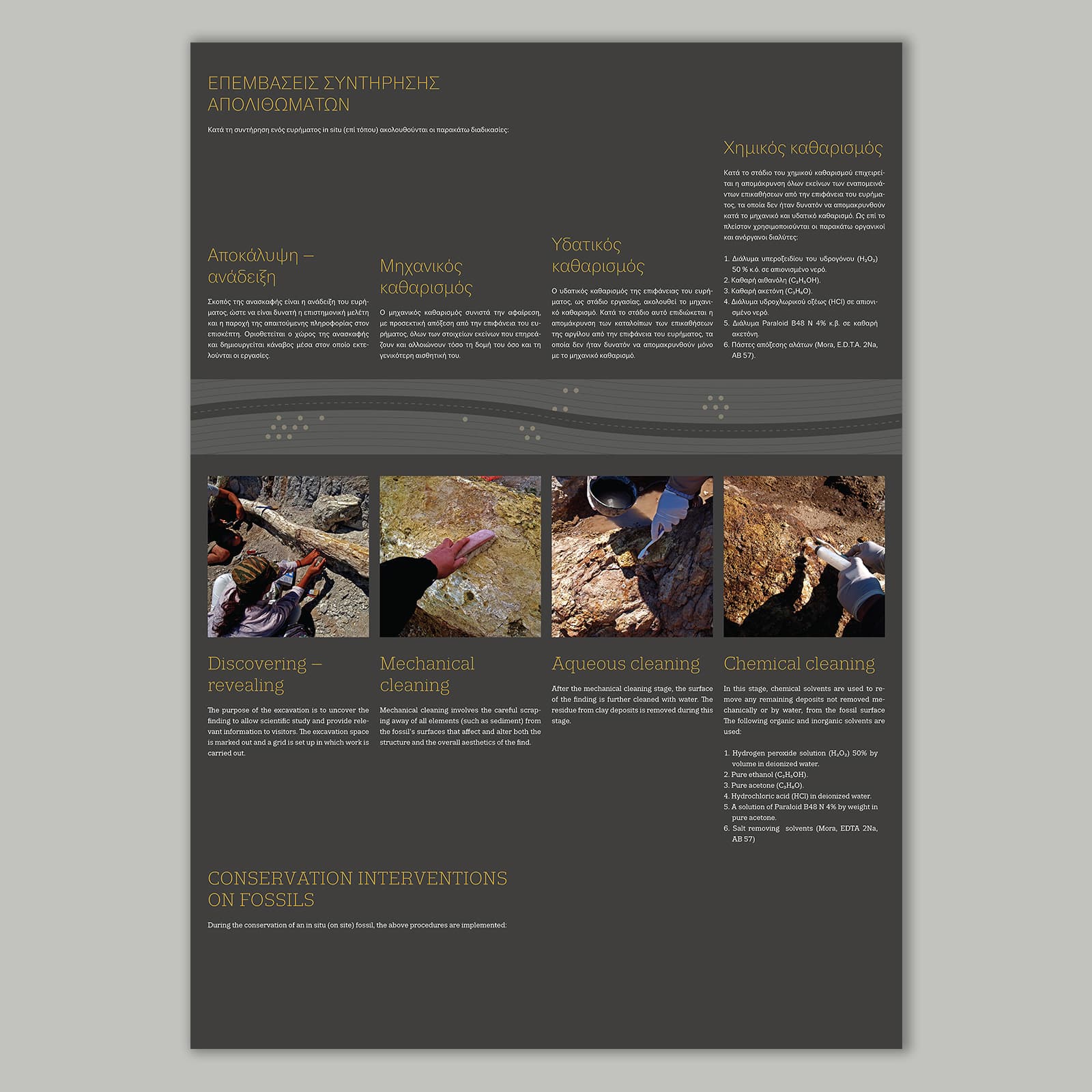 The Forest under the Road: Exhibition single panel