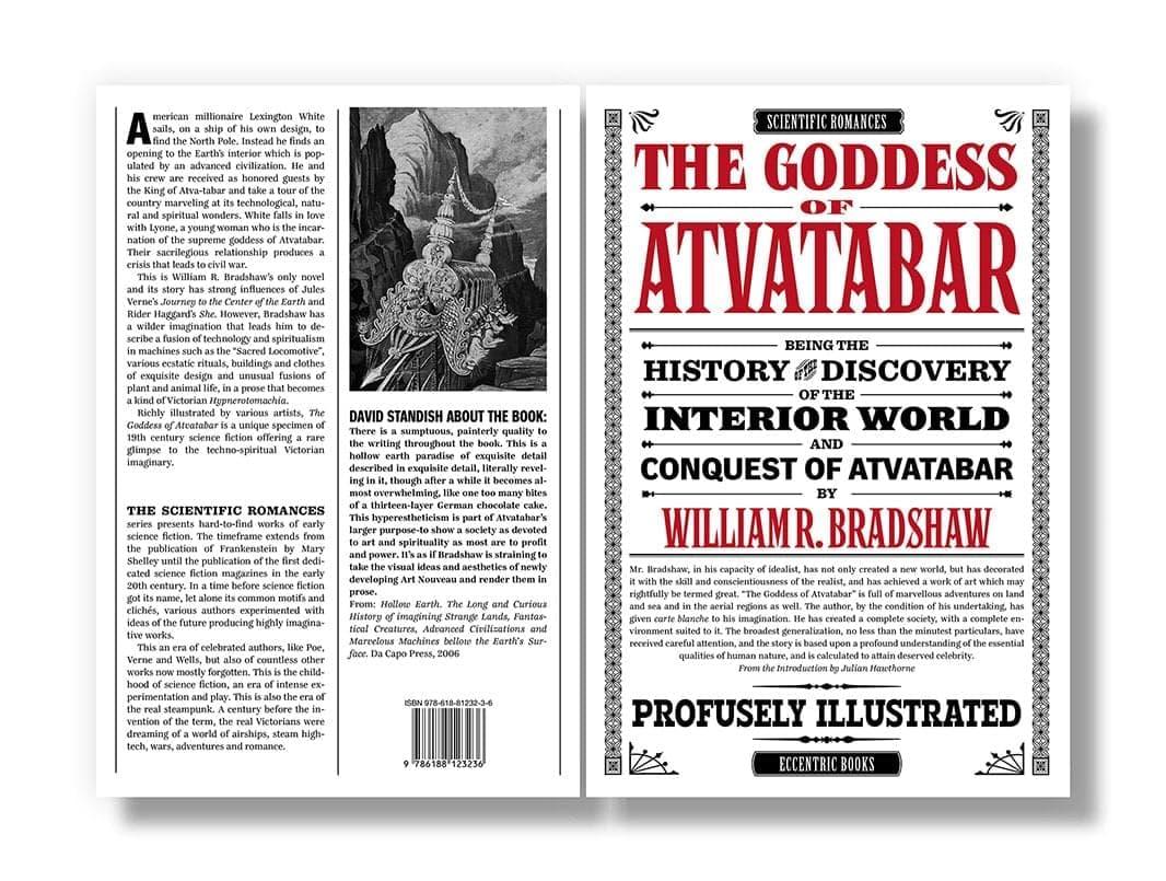 Scientific Romances: The Goddess of Atvatabar - book cover
