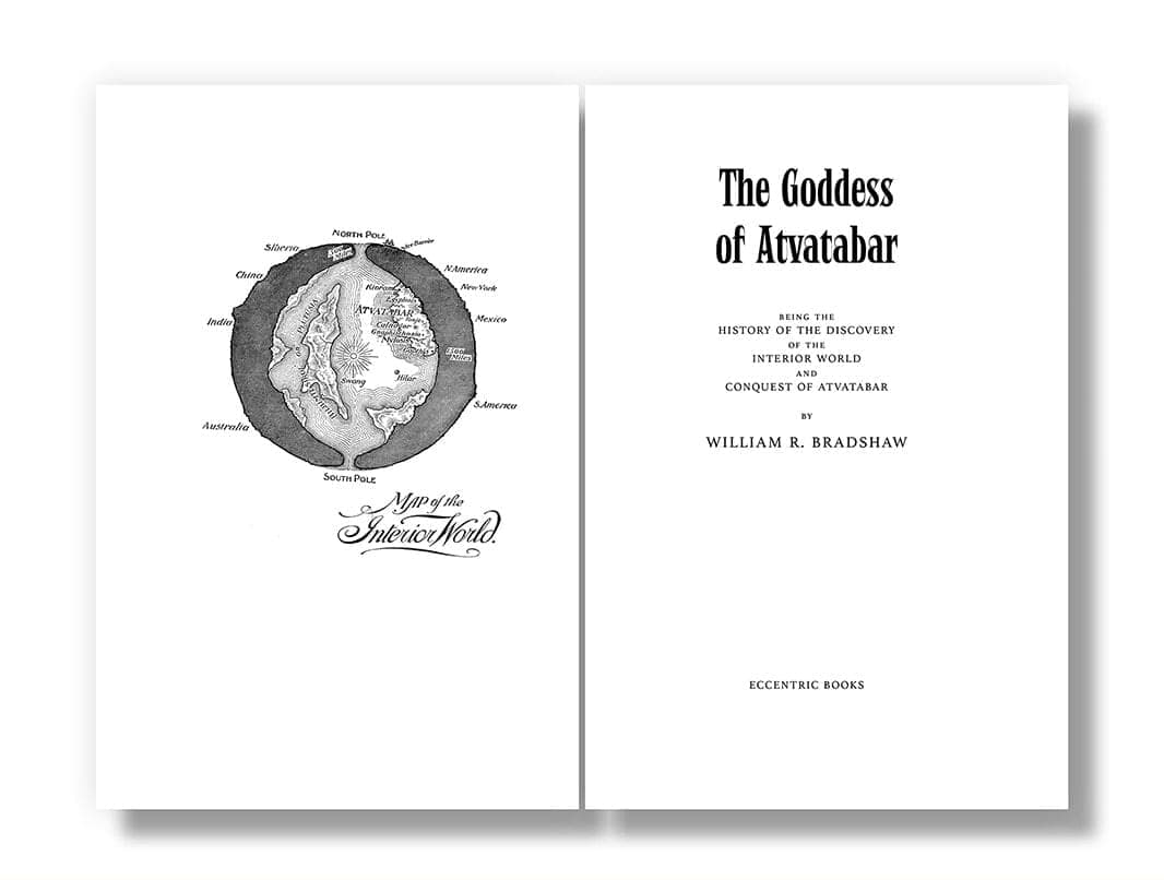 Scientific Romances: The Goddess of Atvatabar - title page